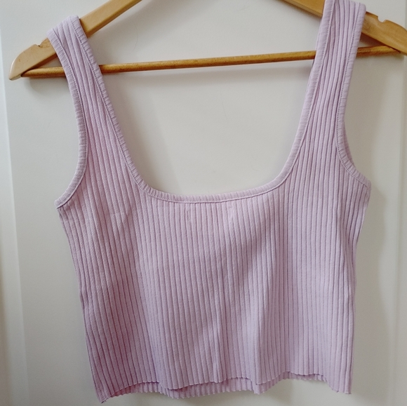 🍋Noize Ribbed Crop Tank ~ Size M - Picture 5 of 5